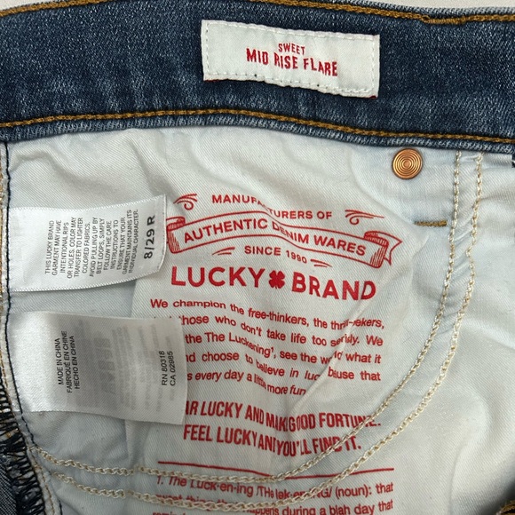 Lucky Brand Sweet Mid Rise Flare Jeans - Picture 4 of 5